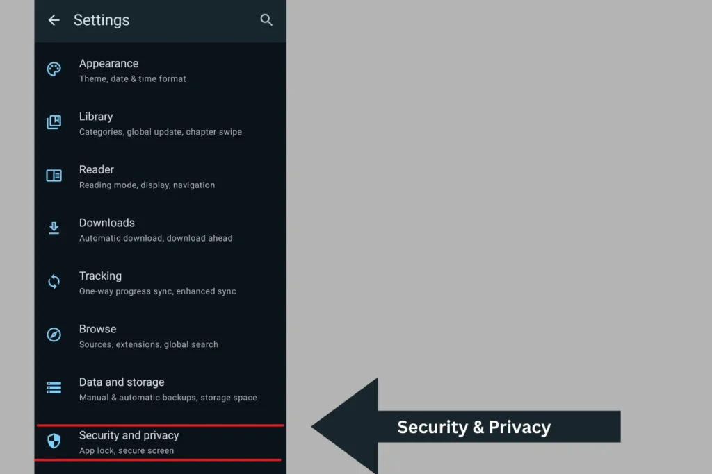 security and privacy allows app lock as well as secure screen
