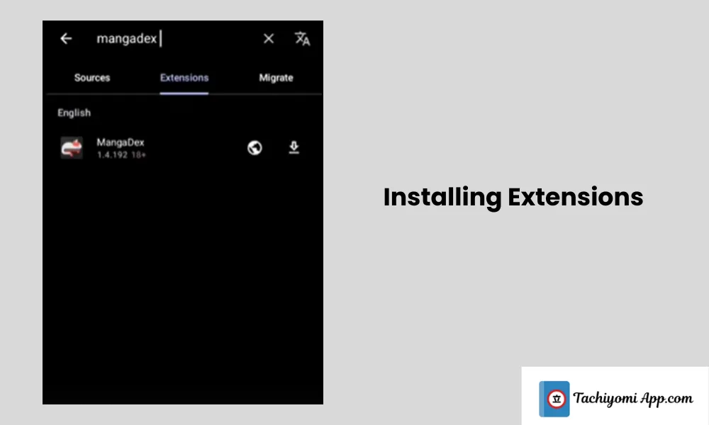 install extensions in tachiyomi
