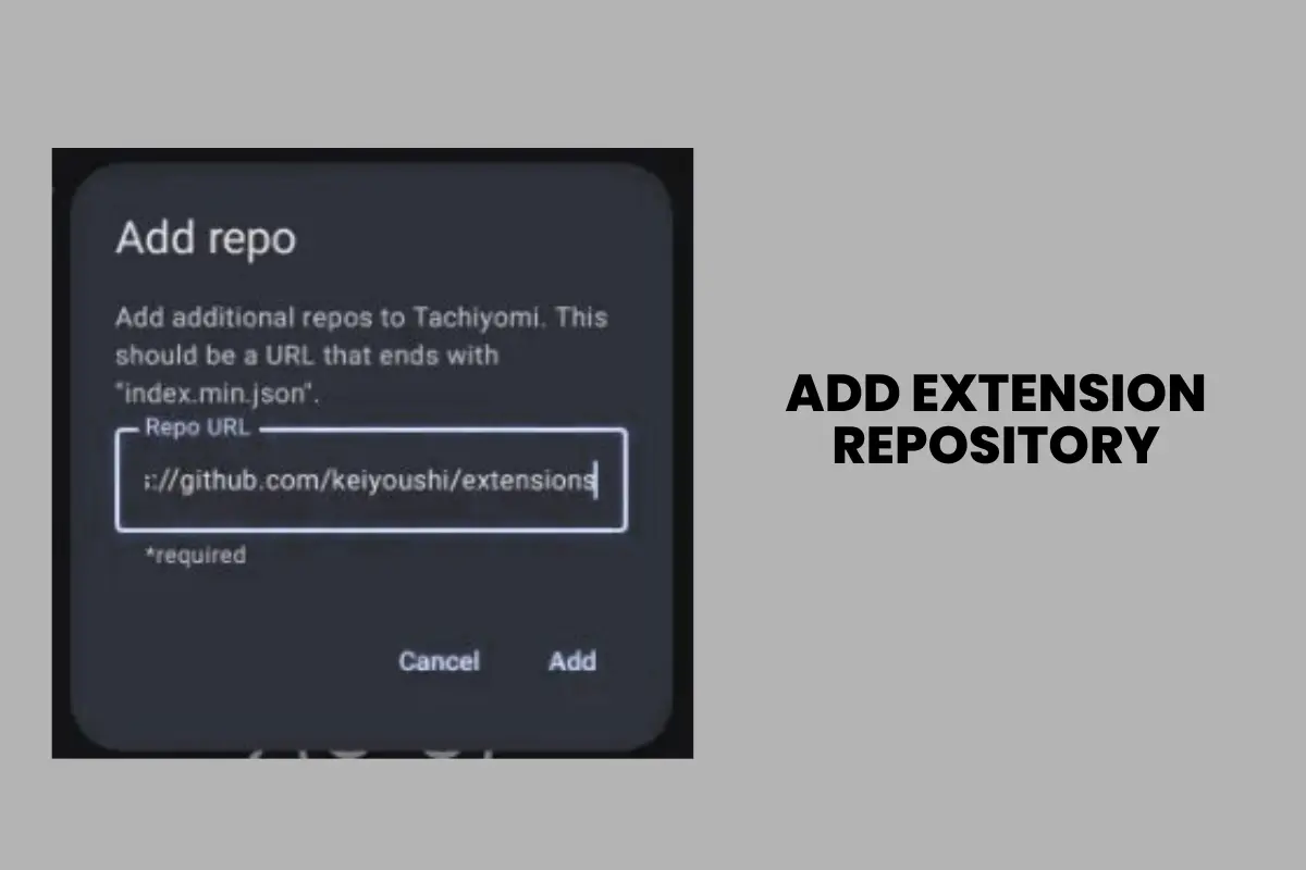 extension repository