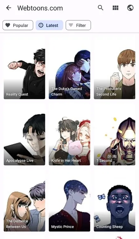 webtoons